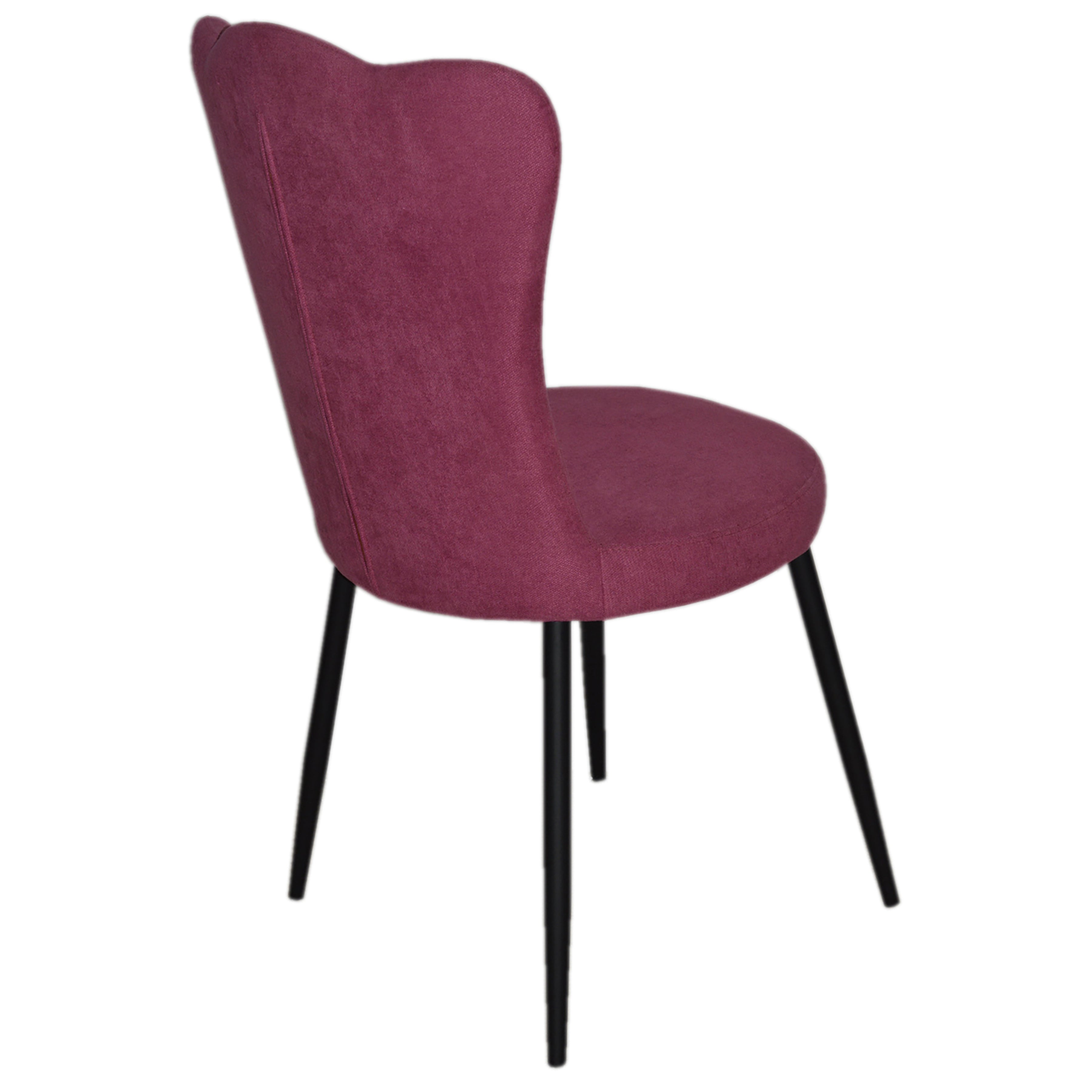Sophia Pink Velvet Dining Chair Set of 2-Dining Room-DECOROLALA
