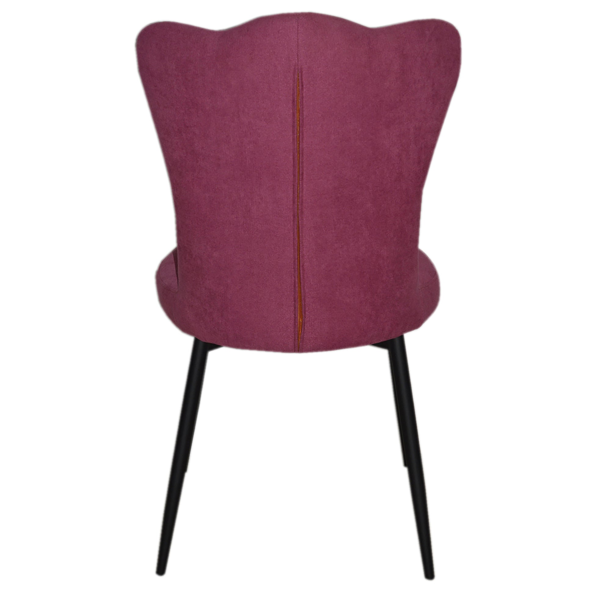 Sophia Pink Velvet Dining Chair Set of 2-Dining Room-DECOROLALA