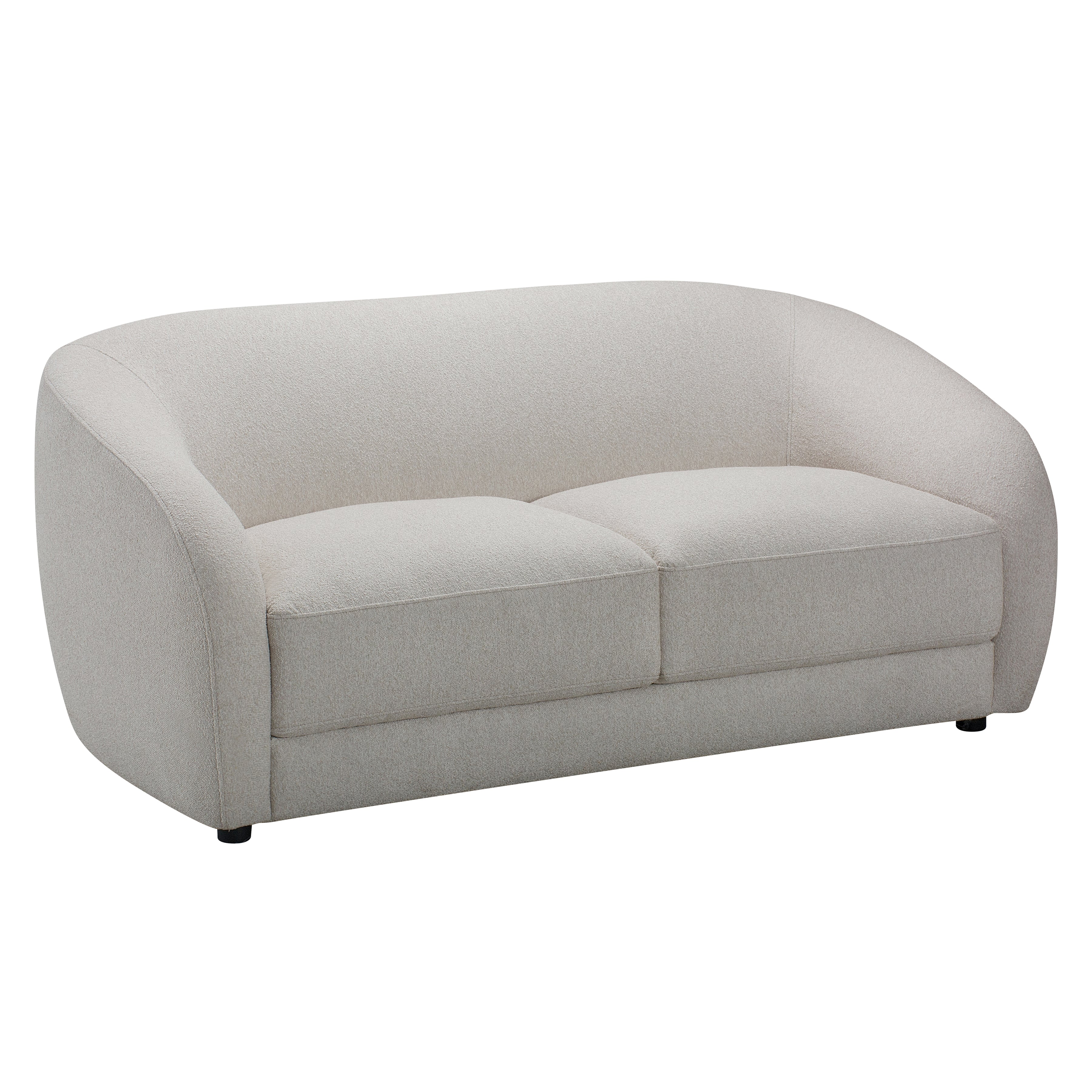 Sophy 70 in. Round Barrel Condo Sofa-Furniture > Sofas > Loveseat Sofas-DECOROLALA