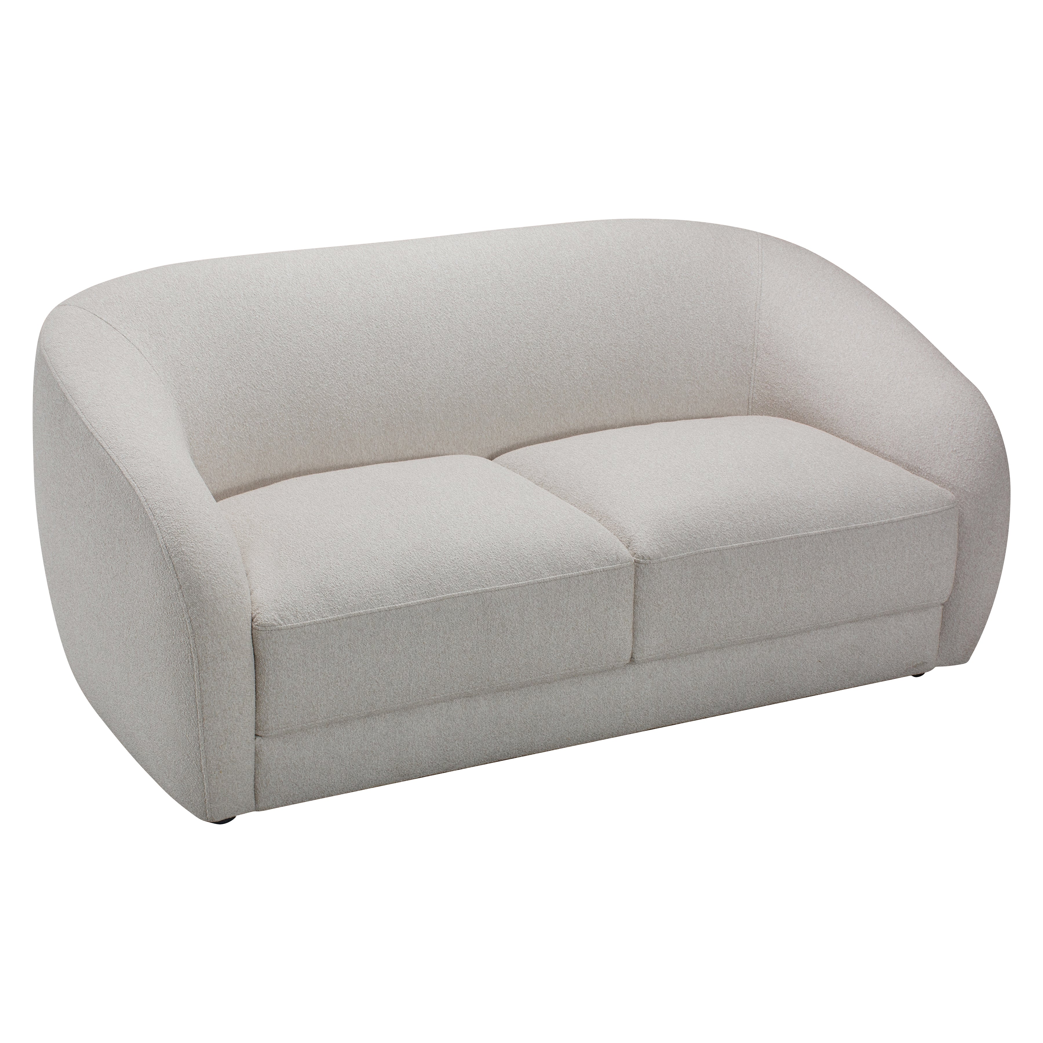 Sophy 70 in. Round Barrel Condo Sofa-Furniture > Sofas > Loveseat Sofas-DECOROLALA