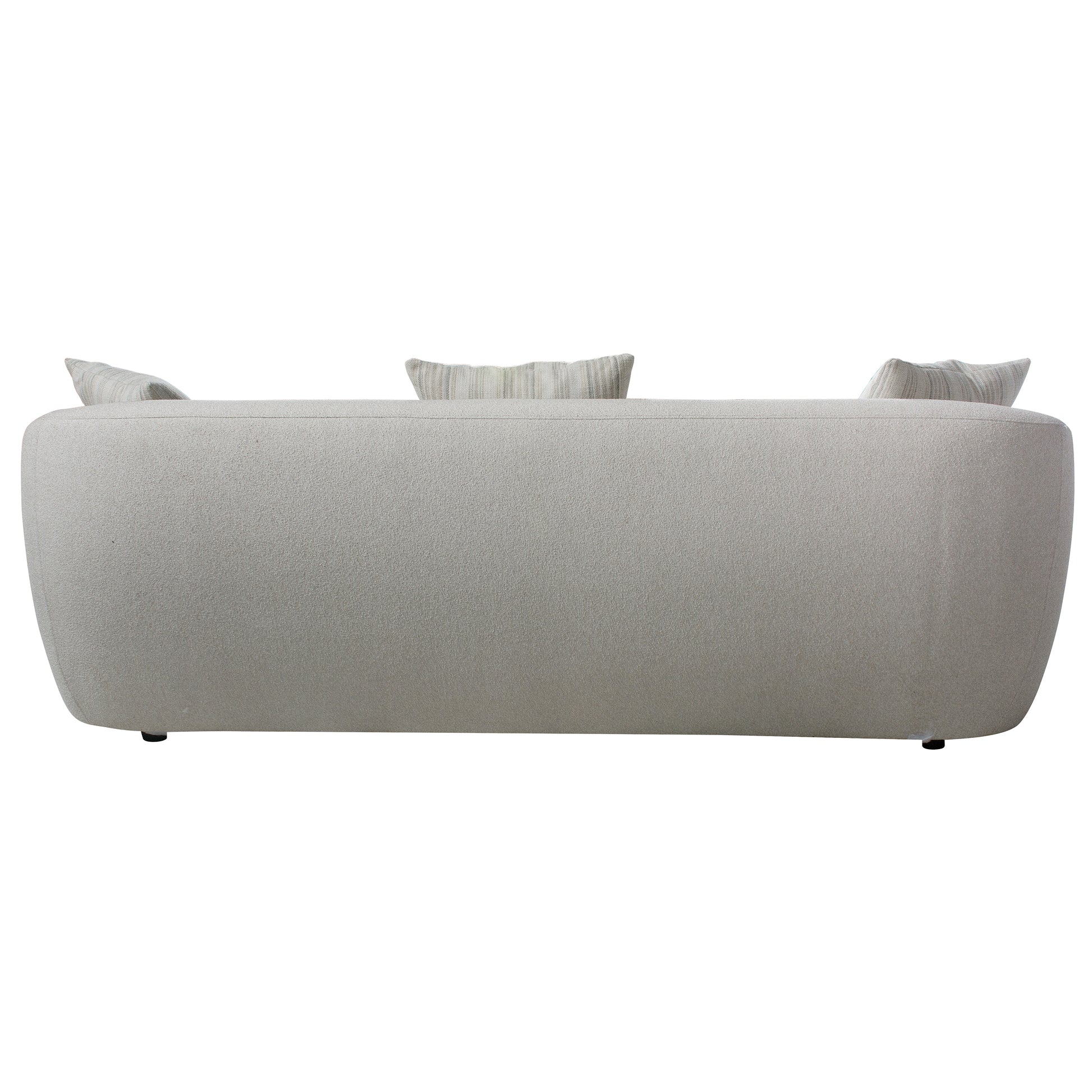Sophy 91 in. Barrel Sofa with Pillows-Furniture > Sofas-DECOROLALA