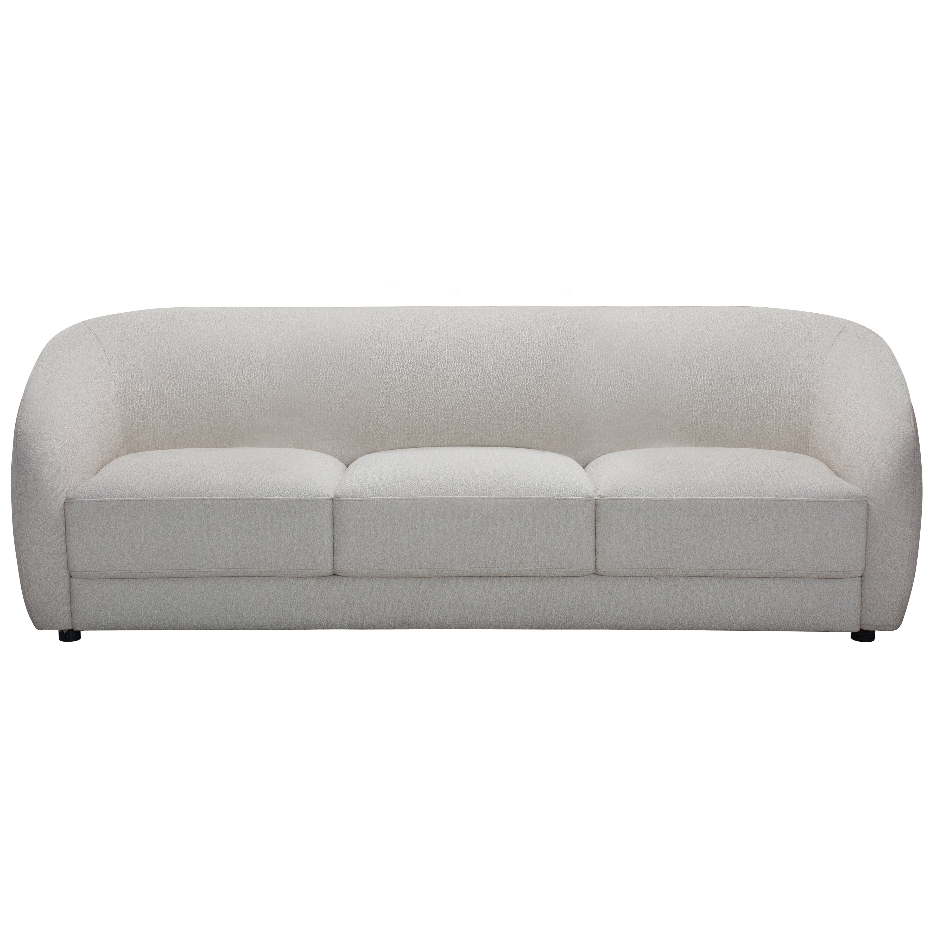 Sophy 91 in. Round Barrel Sofa-Furniture > Sofas-DECOROLALA