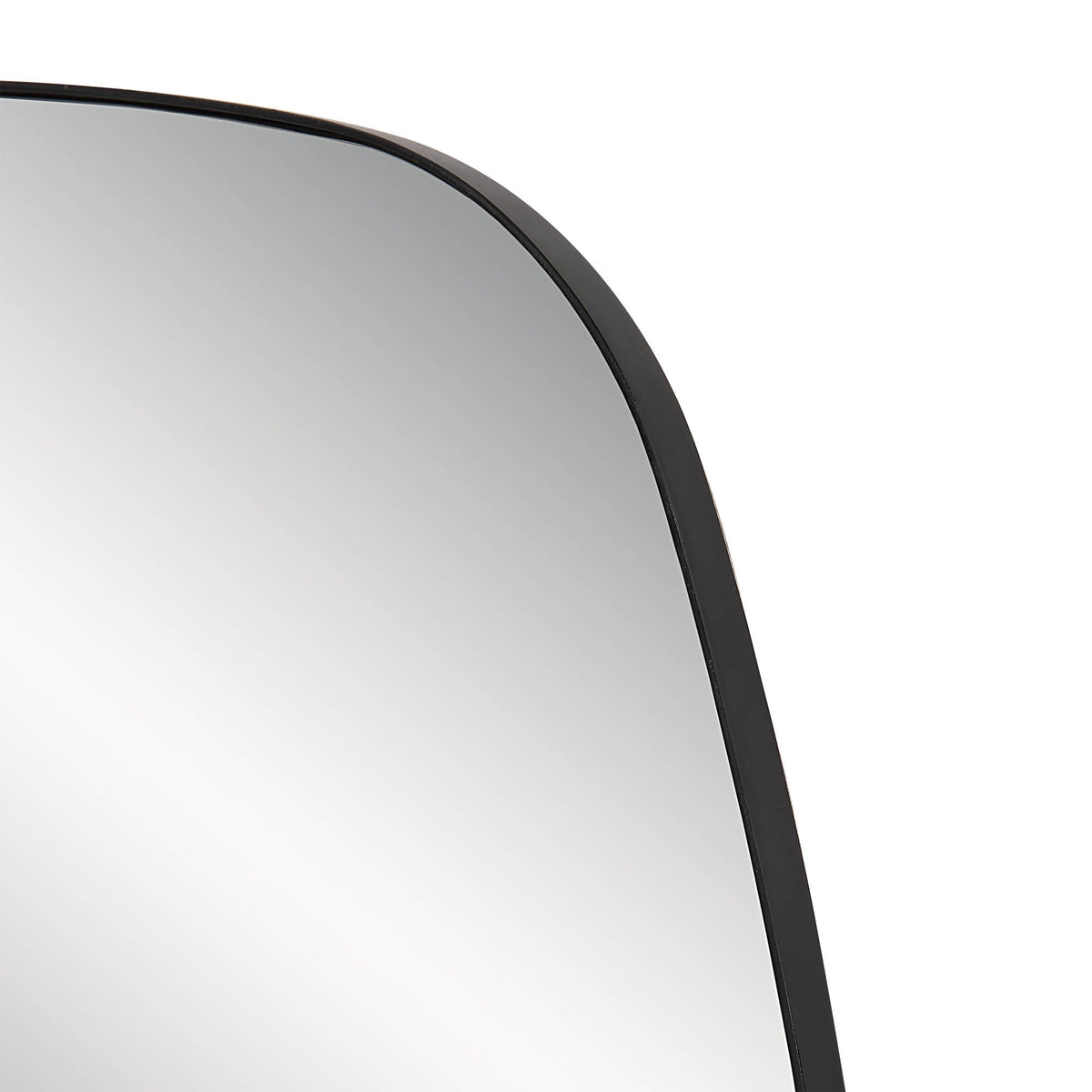 Sparti 36" Tall Square Wall Mirror, Black-Mirrors-DECOROLALA