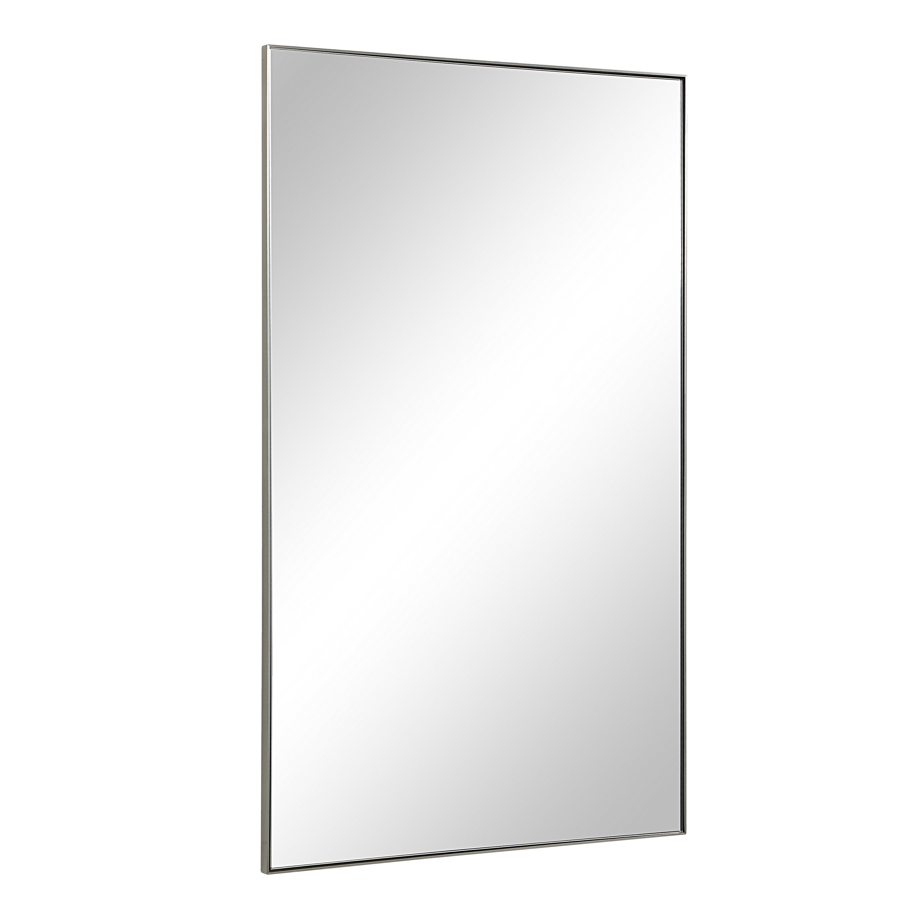 Spili 36" H x 22" W Wall Mirror, Grey-Mirror-DECOROLALA