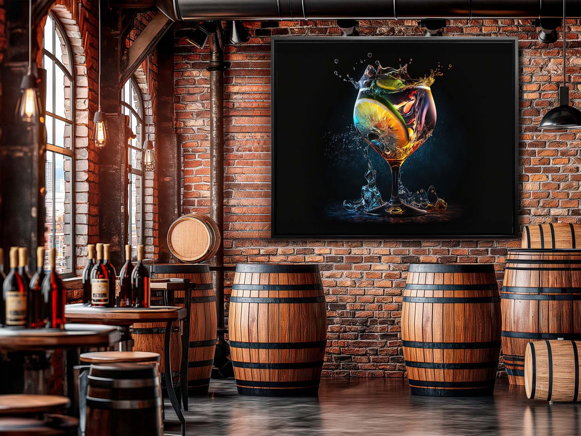 Splash Fine Art Canvas Print 48x36-Print-DECOROLALA