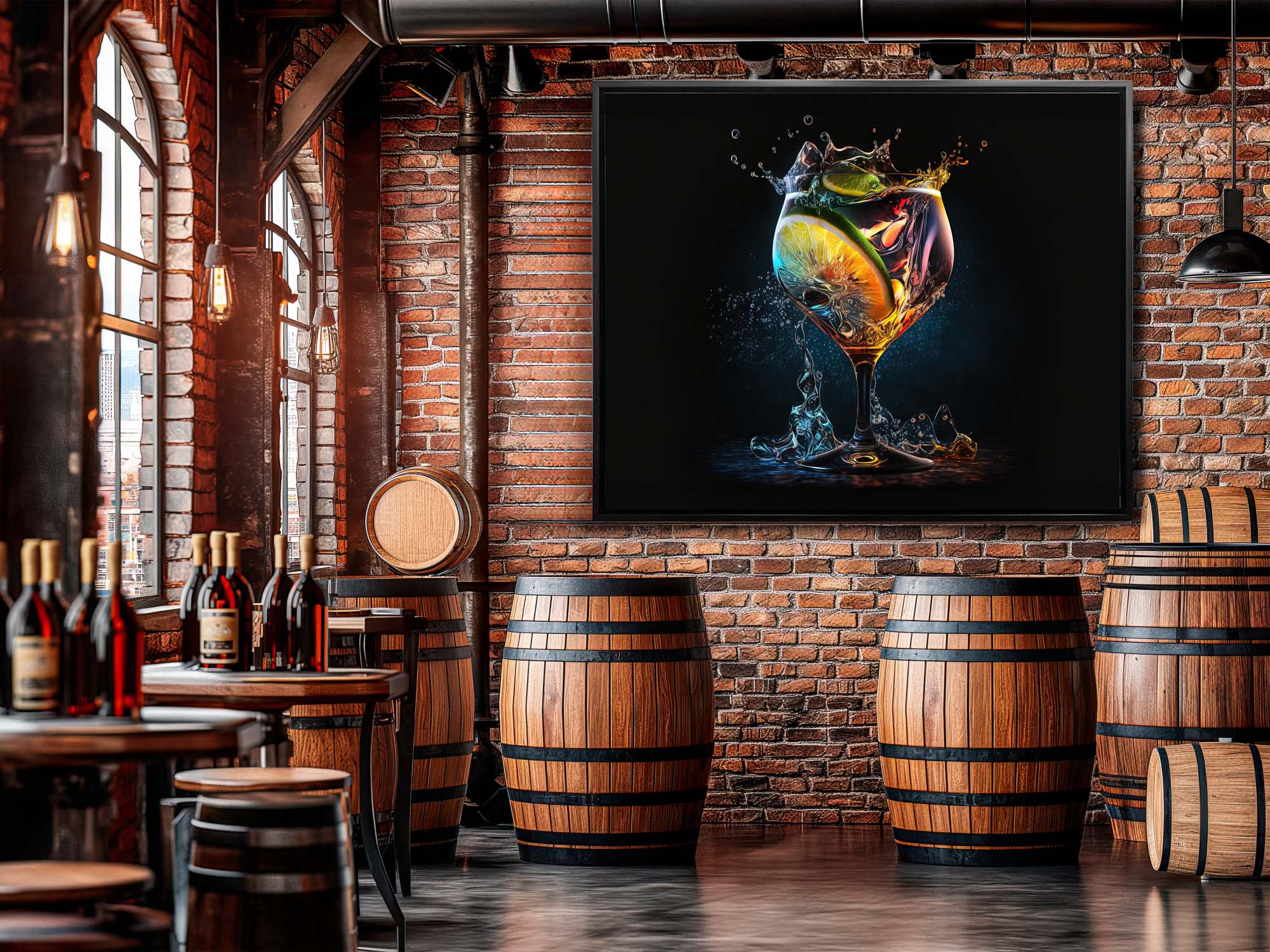 Splash Fine Art Canvas Print 48x36-Print-DECOROLALA