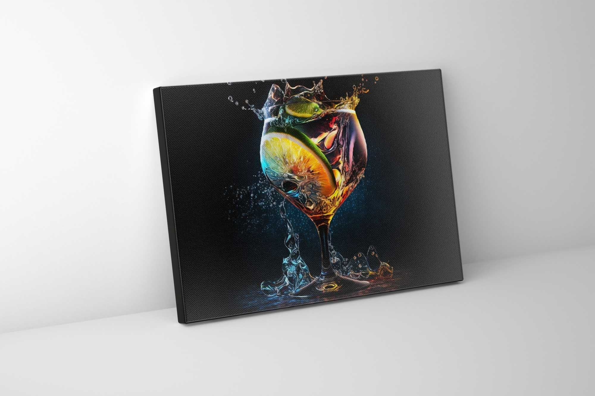 Splash Fine Art Canvas Print 48x36-Print-DECOROLALA