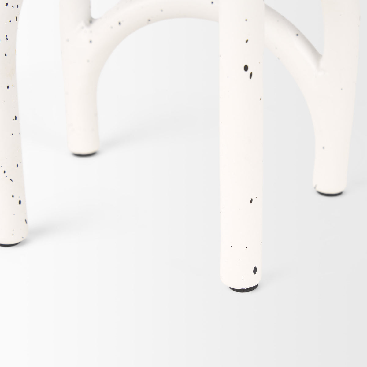 Springe White & Gray Speckled Arch Decorative Object (Set of 2)-Objects-DECOROLALA