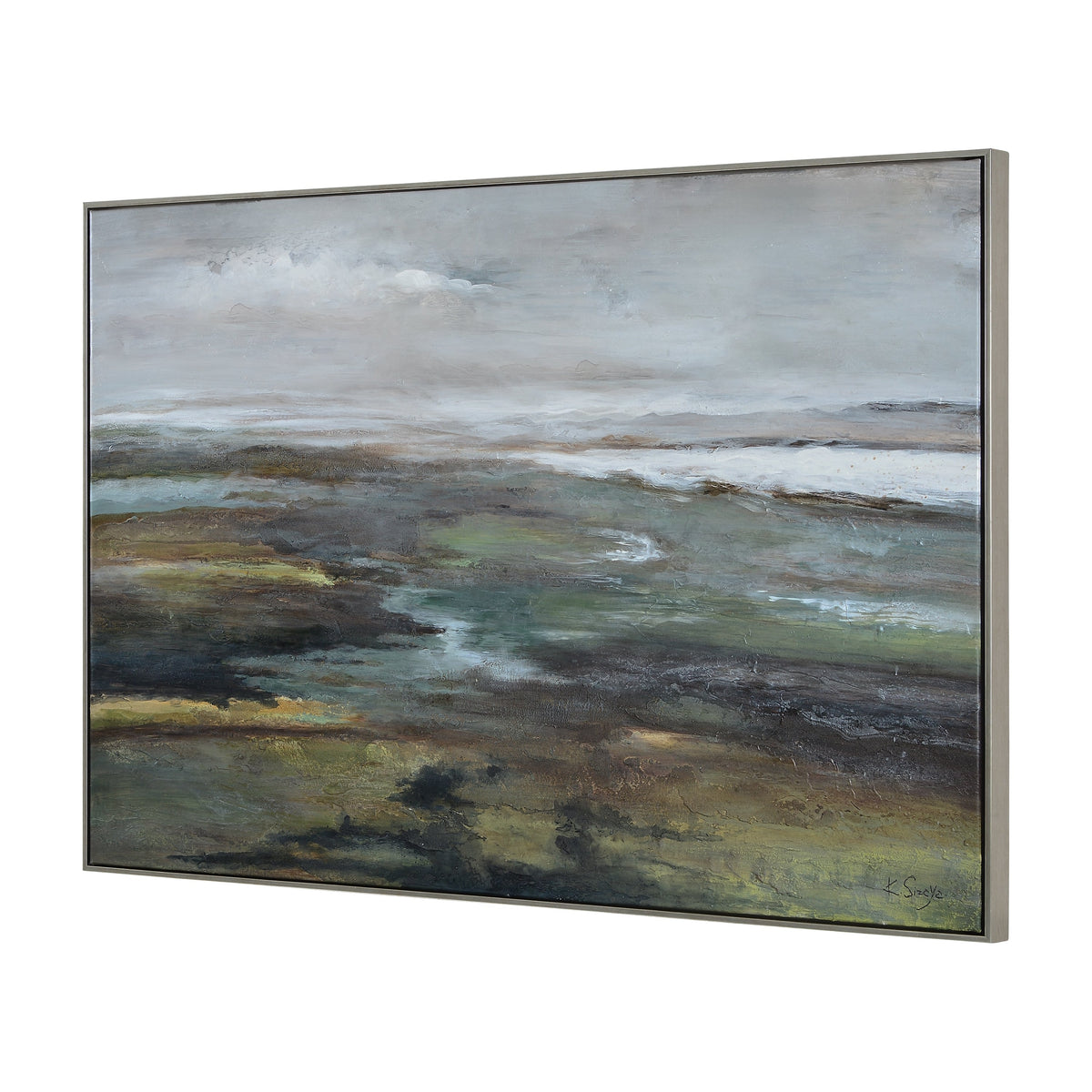 Sprucer 40" Wide Canvas Art, Yellow-Canvas Prints-DECOROLALA