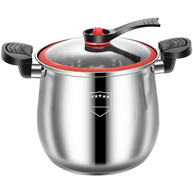 Stainless Steel Quick Cooking Stew Pot - 22cm Induction Compatible-Camp Cooking-DECOROLALA