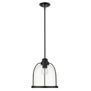 Stanton 1-Light Matte Black Pendant-Pendants-Hanging Lights-DECOROLALA