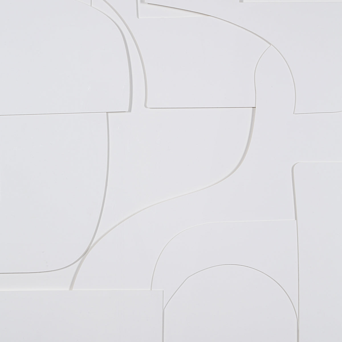 Stardust 48" Wide Wall Art, Matte White-Wall Art Prints-DECOROLALA