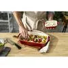 Staub Ceramique 3-Piece Rectangular Baking Dish Set – Cherry-Ceramic-DECOROLALA