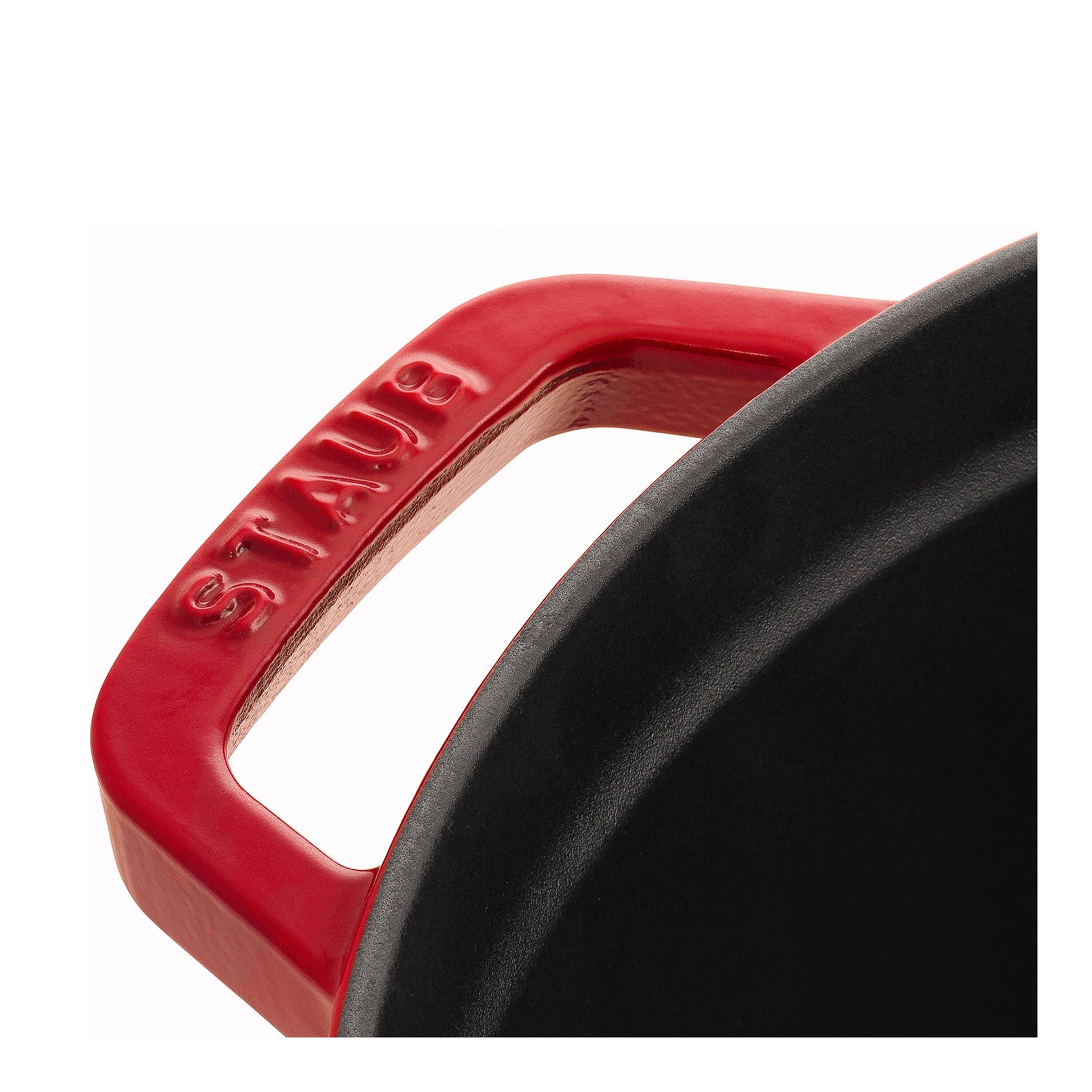 Staub La Cocotte 2.5 L Cast Iron Round Cocotte, Cherry-Cookware-DECOROLALA