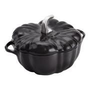 Staub La Cocotte 3.5 L Cast Iron Pumpkin Cocotte, Black-Cookware-DECOROLALA
