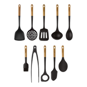 Staub Silicone Kitchen Utensil Set Ð 10-Piece Silicone & Wood Tools-Utincils-DECOROLALA