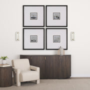 Stein 5L x 6W Gold W/ White Marble Shade Wall Sconce-Wall Sconces-DECOROLALA