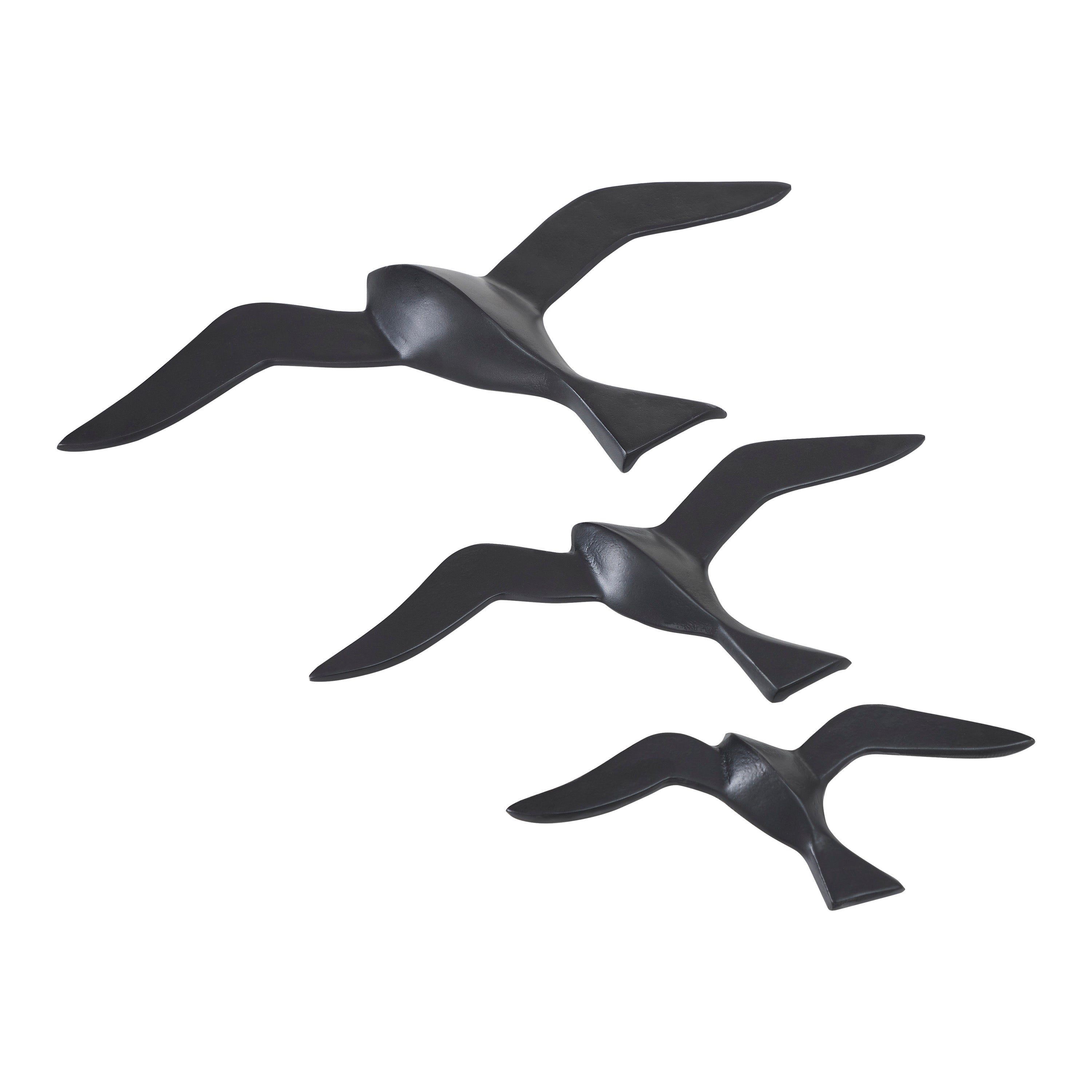 Stevens Wall Decor, Matte Black-Wall Art-DECOROLALA