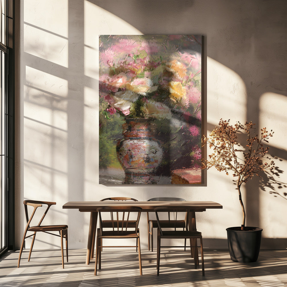 Still Life with Flowers by Andrey Morozov-Canvas Print-DECOROLALA