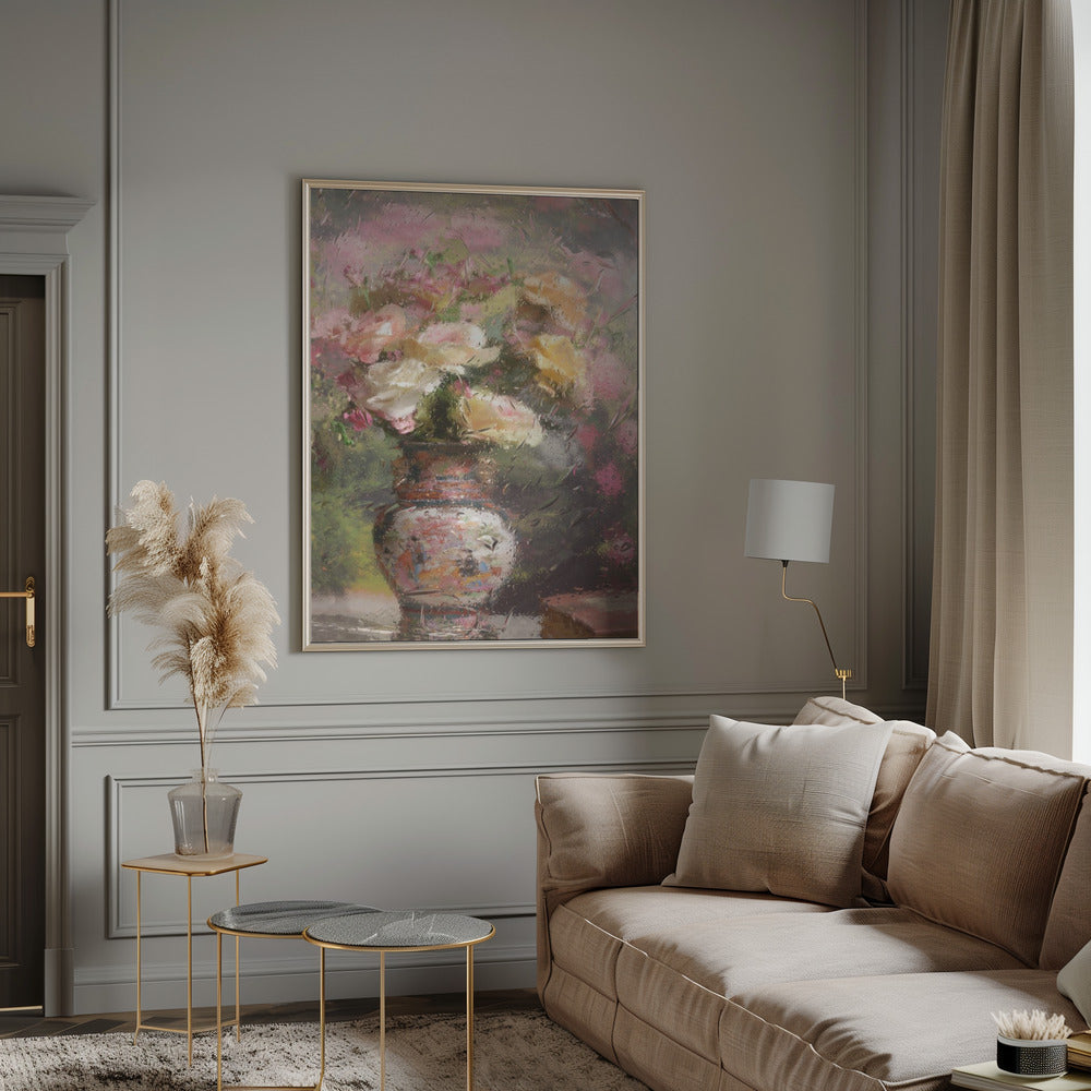 Still Life with Flowers by Andrey Morozov-Canvas Print-DECOROLALA
