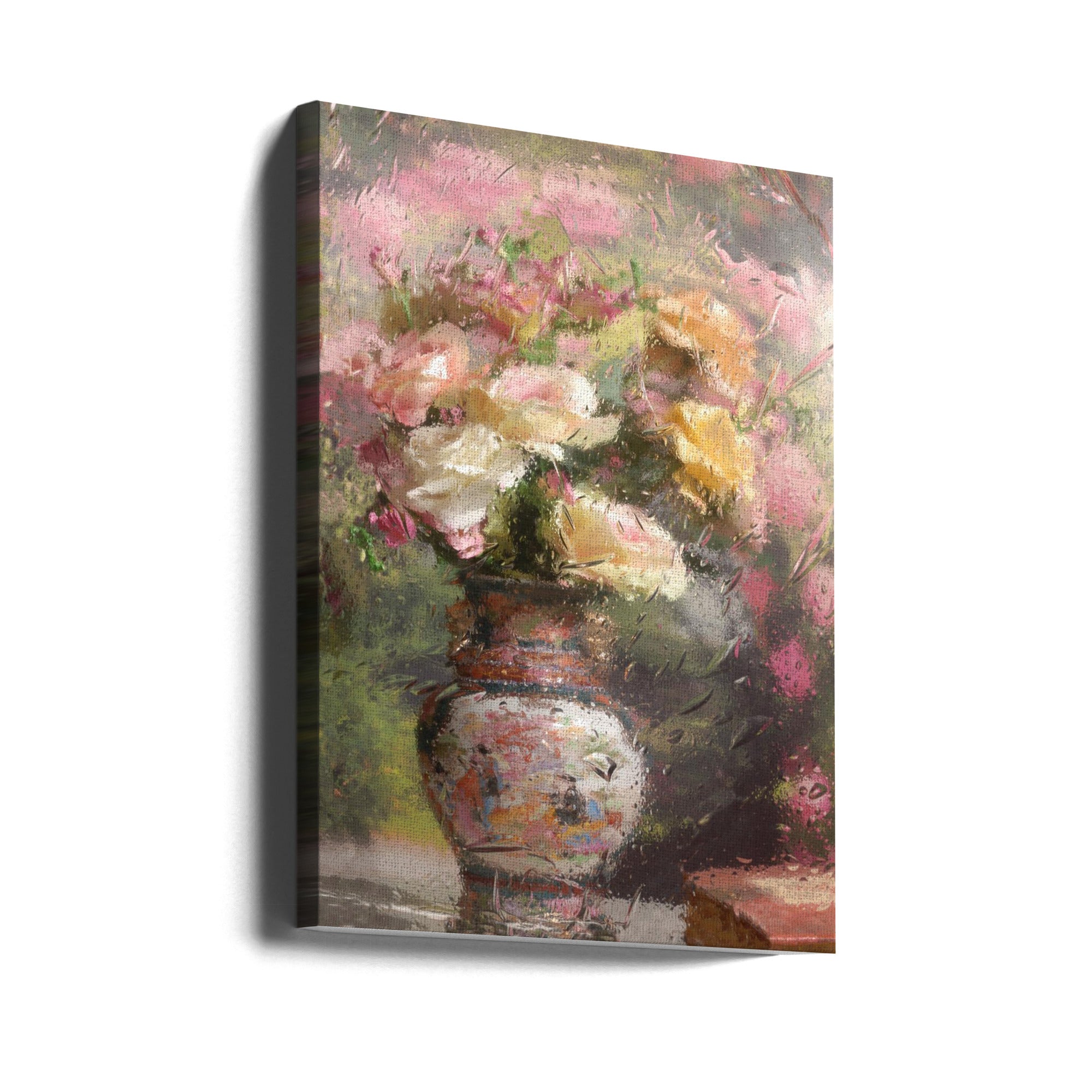 Still Life with Flowers by Andrey Morozov-Canvas Print-DECOROLALA