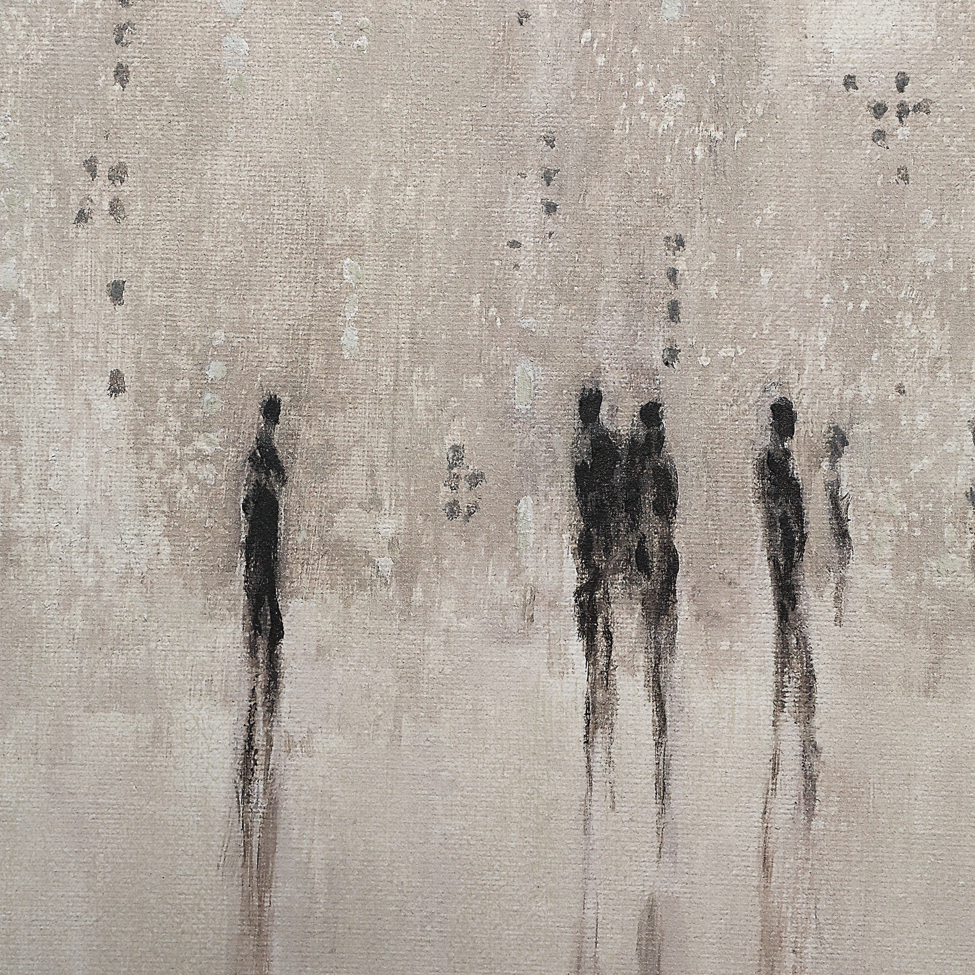 Storia 40" H x 30" W Canvas Art, Beige-Canvas Art-DECOROLALA