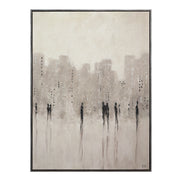 Storia 40" H x 30" W Canvas Art, Beige-Canvas Art-DECOROLALA