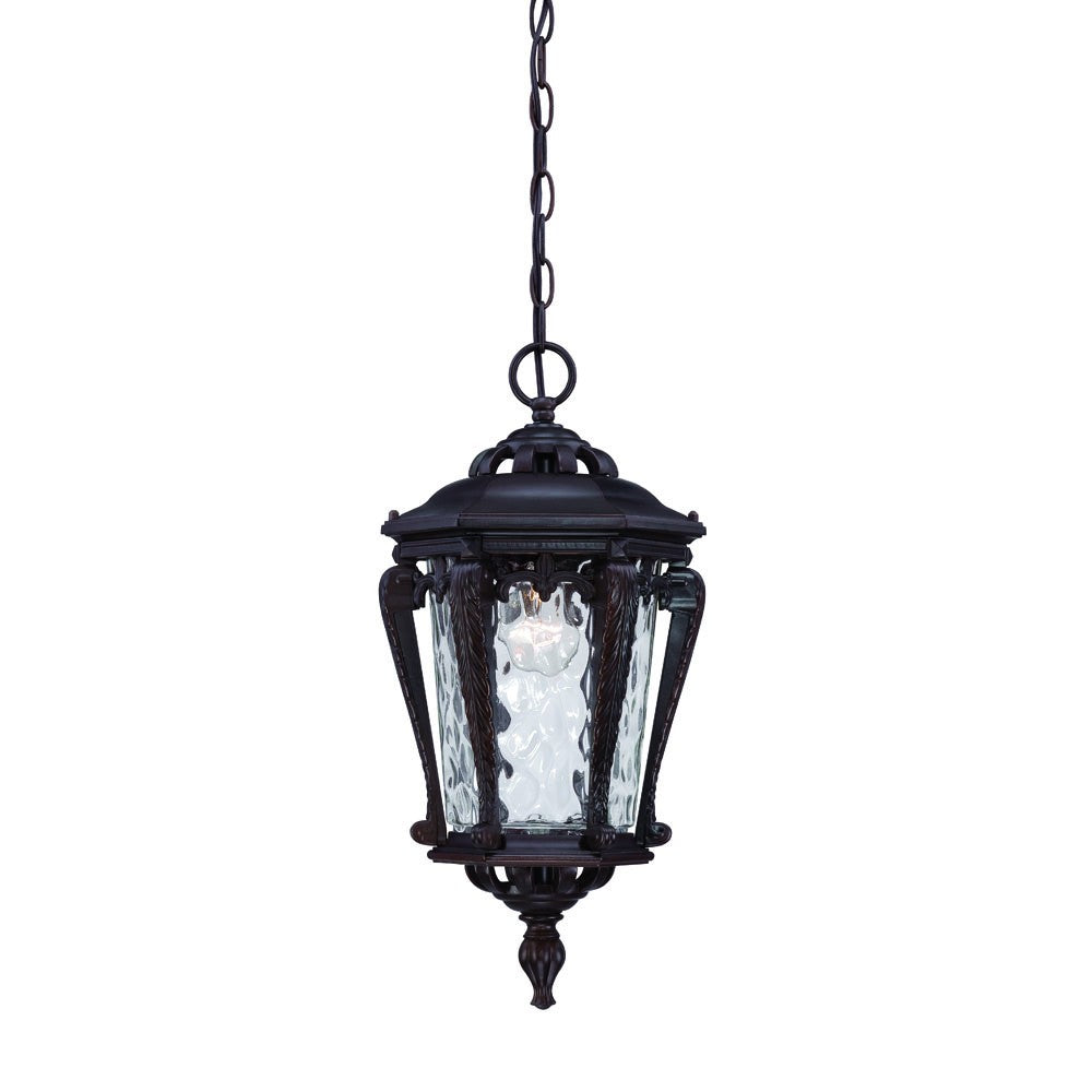 Stratford 1-Light Architectural Bronze Hanging Light-Chandeliers-DECOROLALA