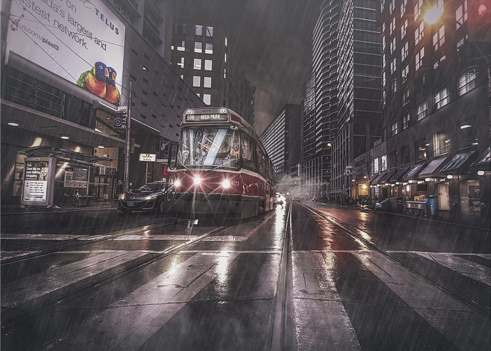 Street Stories - Toronto Jackson Carvalho Art Print-canvas-DECOROLALA