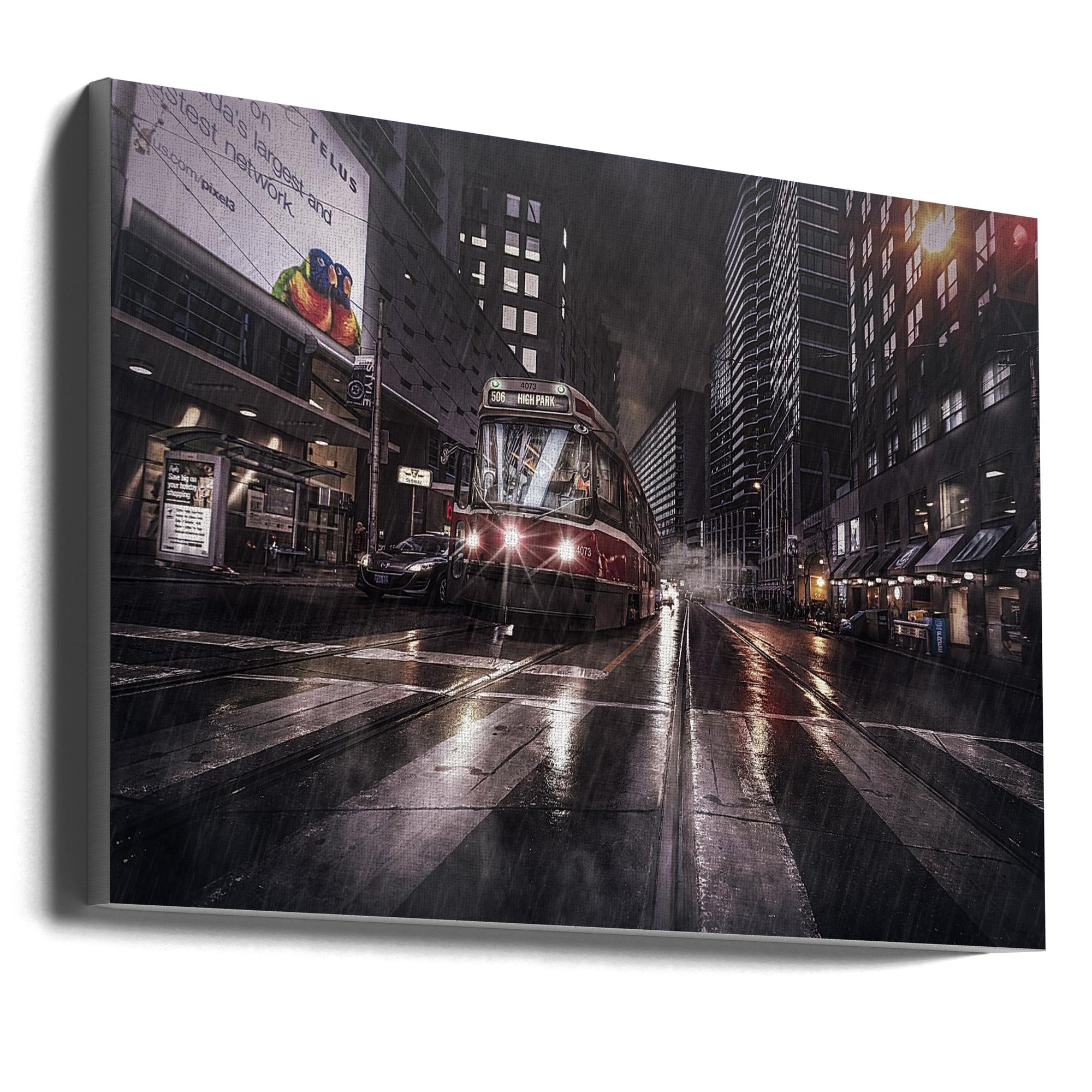 Street Stories - Toronto Jackson Carvalho Art Print-canvas-DECOROLALA