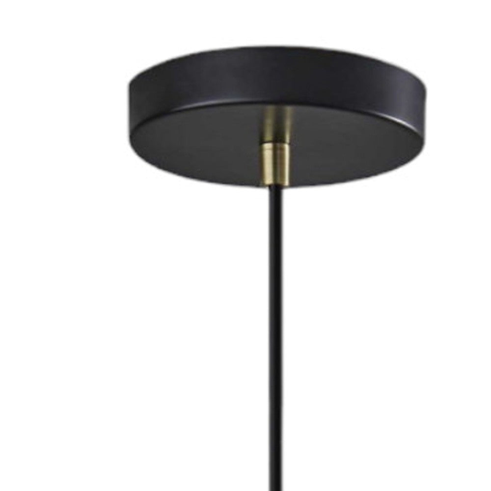 Striped Glass Glow Metal Pendant-Pendants-Hanging Lights-DECOROLALA