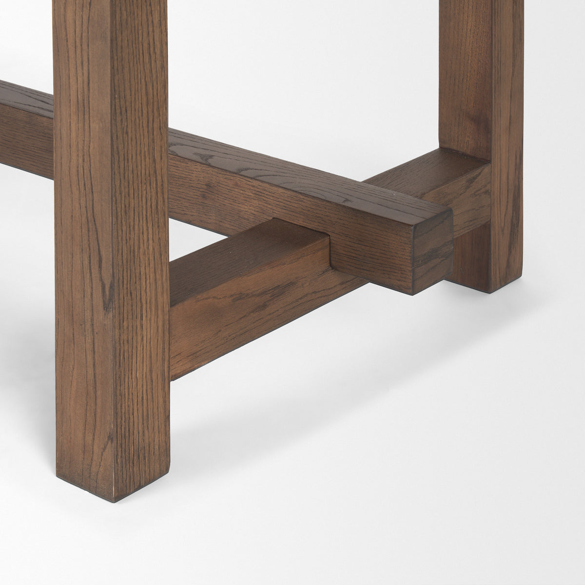 Suke 84"L x 42"W Rectangular Trestle Dining Table | Wood | Seats 8-Dining Tables-DECOROLALA
