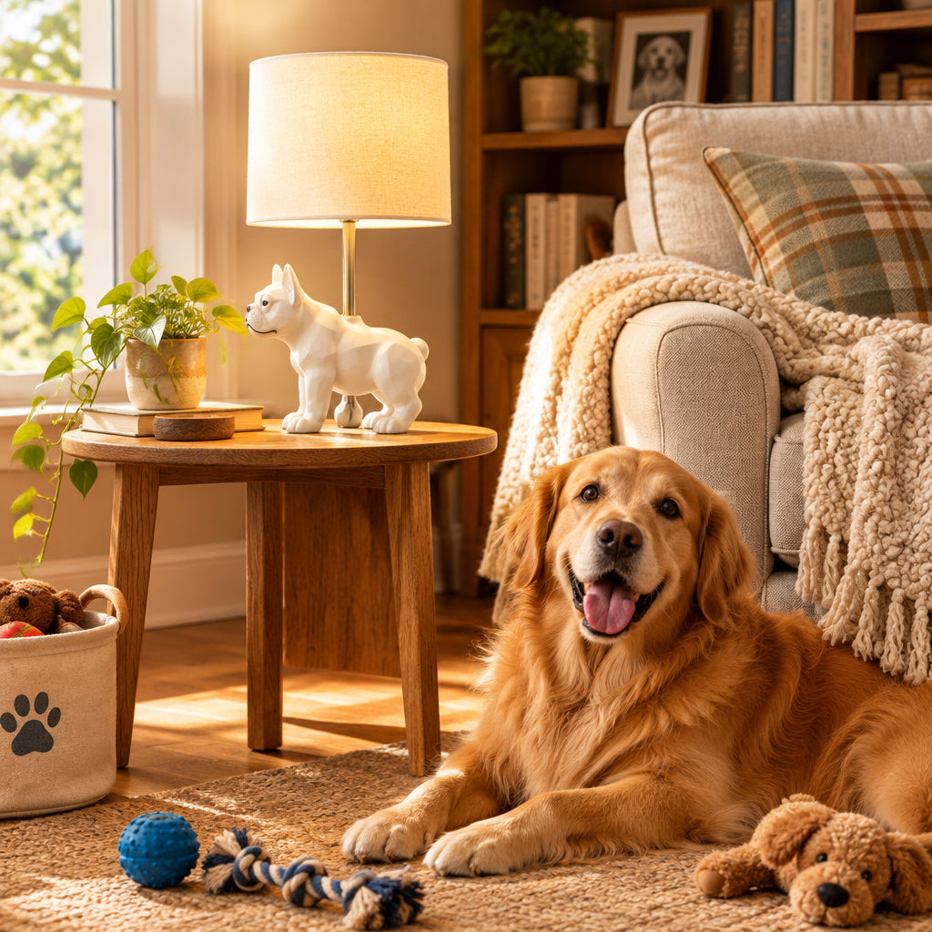 Sunny Dog Table Lamp-Lighting-DECOROLALA