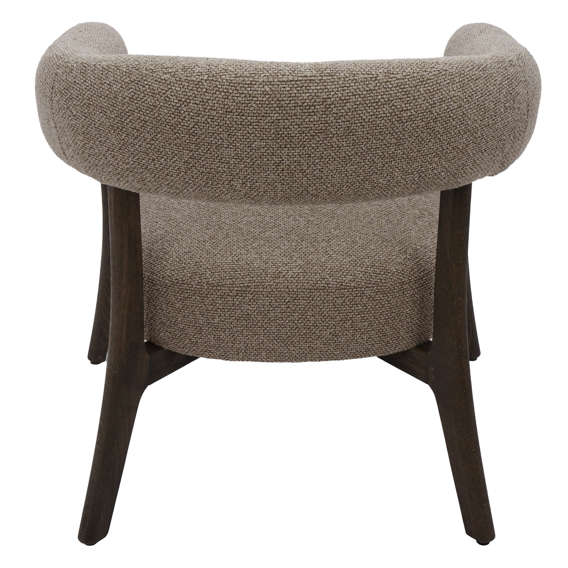 Surin Accent Armchair - Brown Plush Side Chair-DECOROLALA