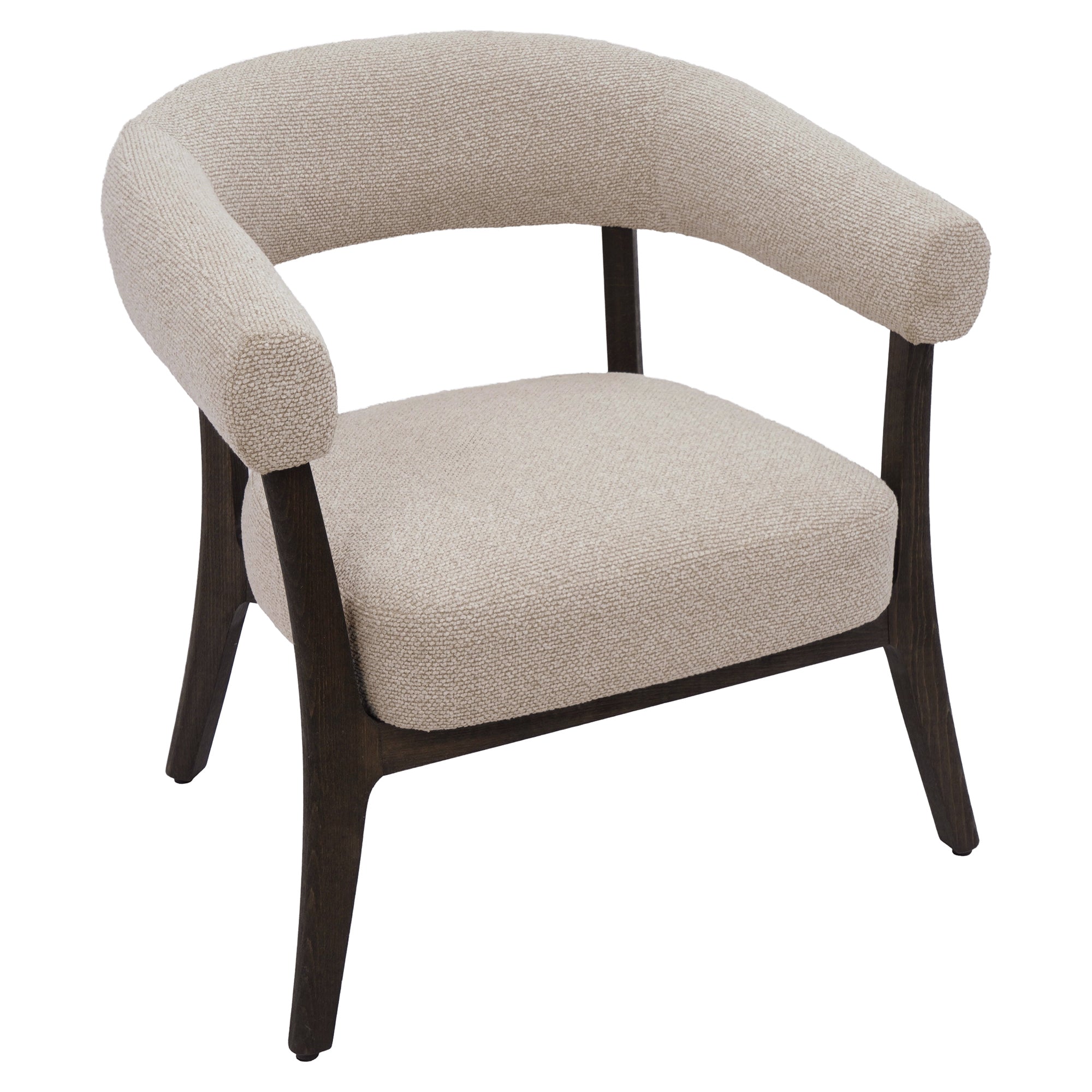 Surin Accent Chair - Oat Neutral Armchair-DECOROLALA