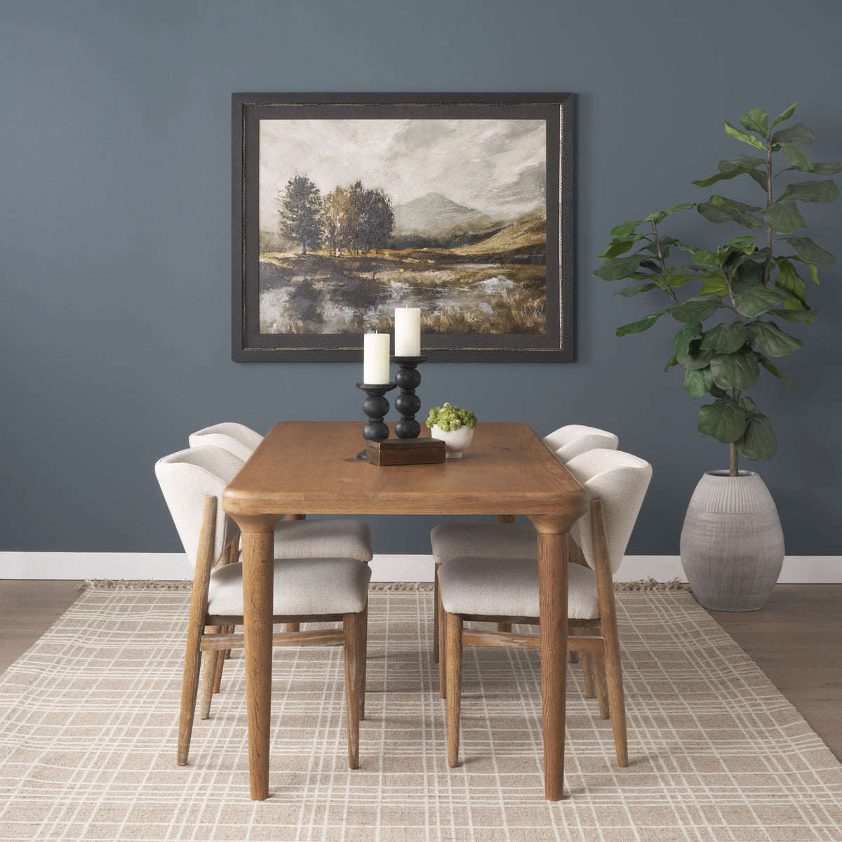 Suvan 72"L x 36"W Rectangular Dining Table | Modern | Wood | Seats 6-Dining Tables-DECOROLALA