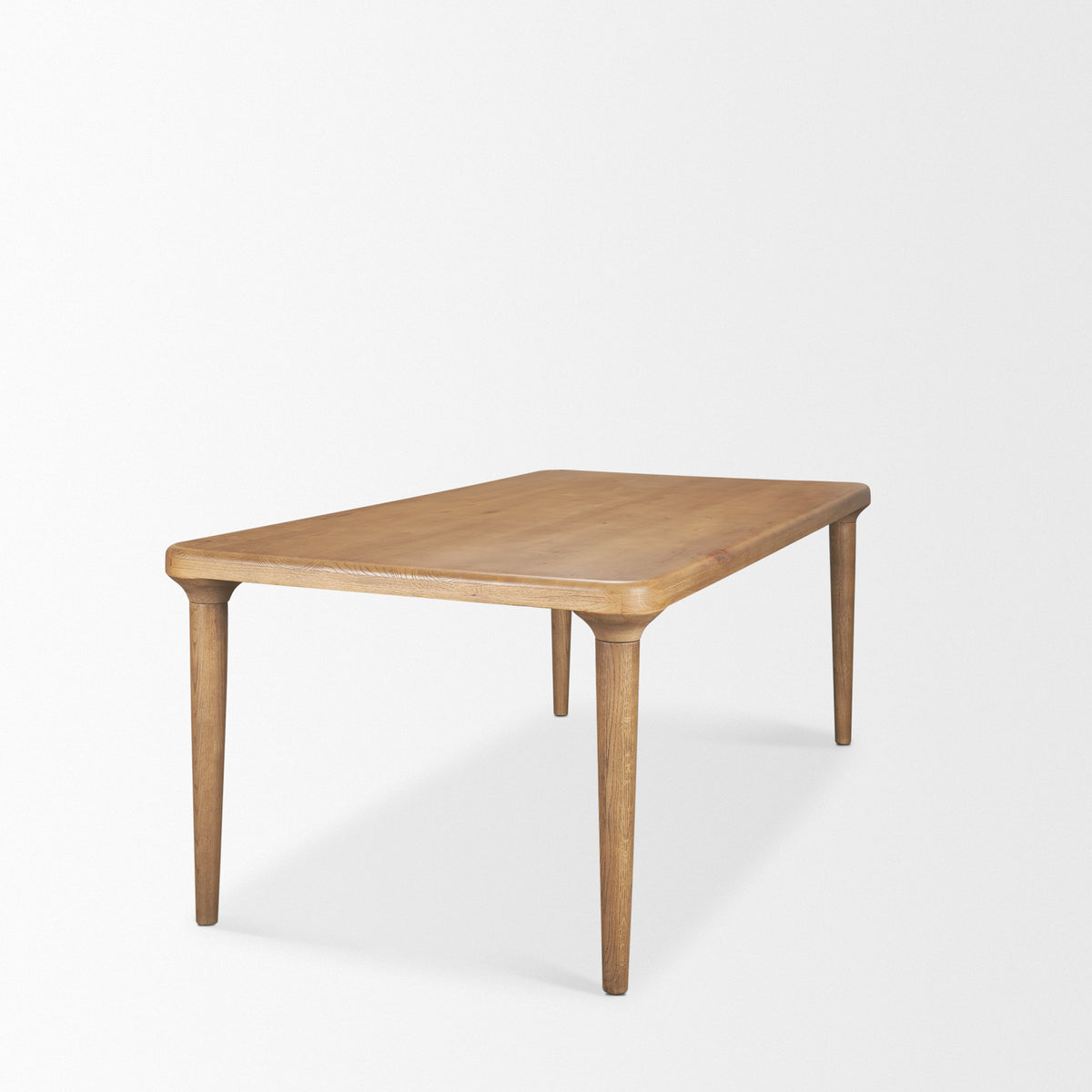 Suvan 84"L x 42"W Rectangular Dining Table | Modern | Med- Wood | Seats 8-Dining Tables-DECOROLALA