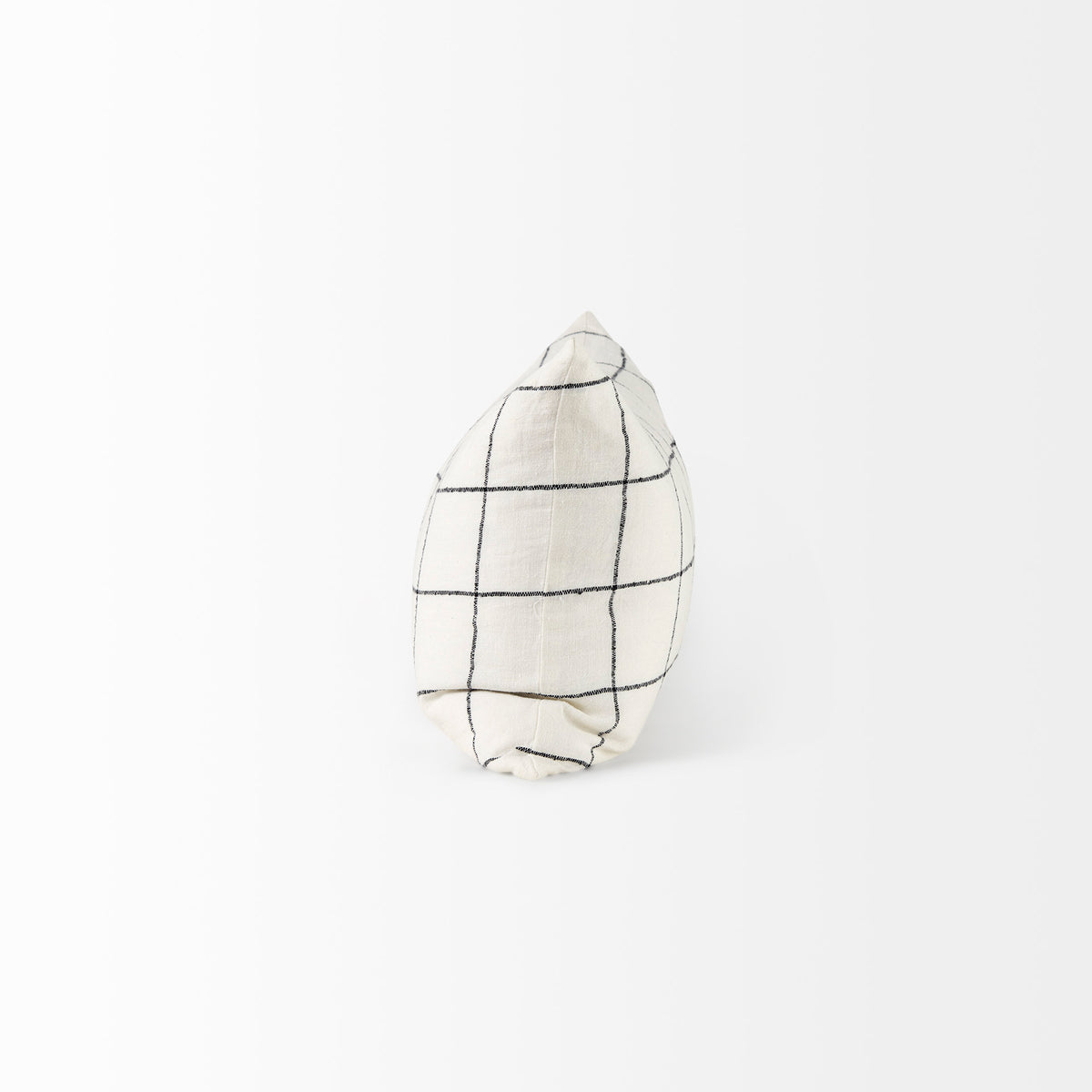 Suzanne 14x26 White/Black Square Pattern Pillow Cover-Decorative Pillows-DECOROLALA