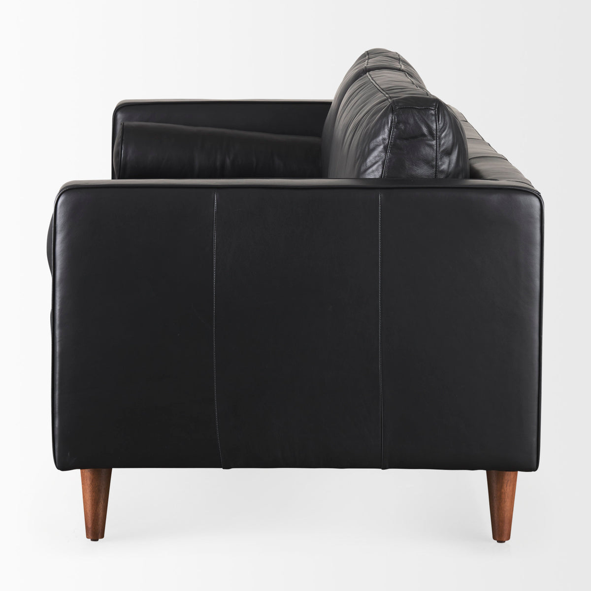Svend 88.0L x 38.0W x 34.0H Leather Sofa-Sofa & Sectionals-DECOROLALA