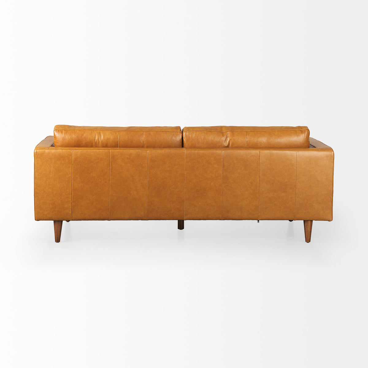 Svend 88.0L x 38.0W x 34.0H Leather Sofa-Sofa & Sectionals-DECOROLALA
