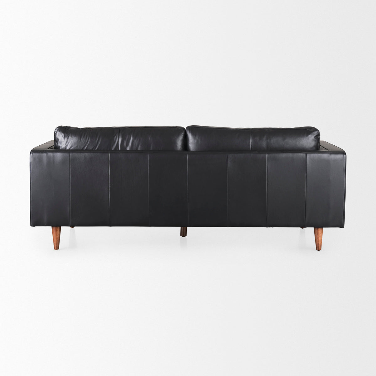 Svend 88.0L x 38.0W x 34.0H Leather Sofa-Sofa & Sectionals-DECOROLALA