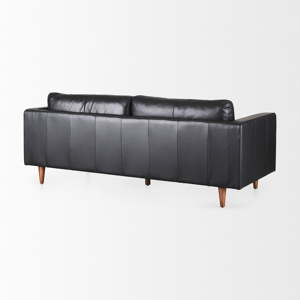 Svend 88.0L x 38.0W x 34.0H Leather Sofa-Sofa & Sectionals-DECOROLALA