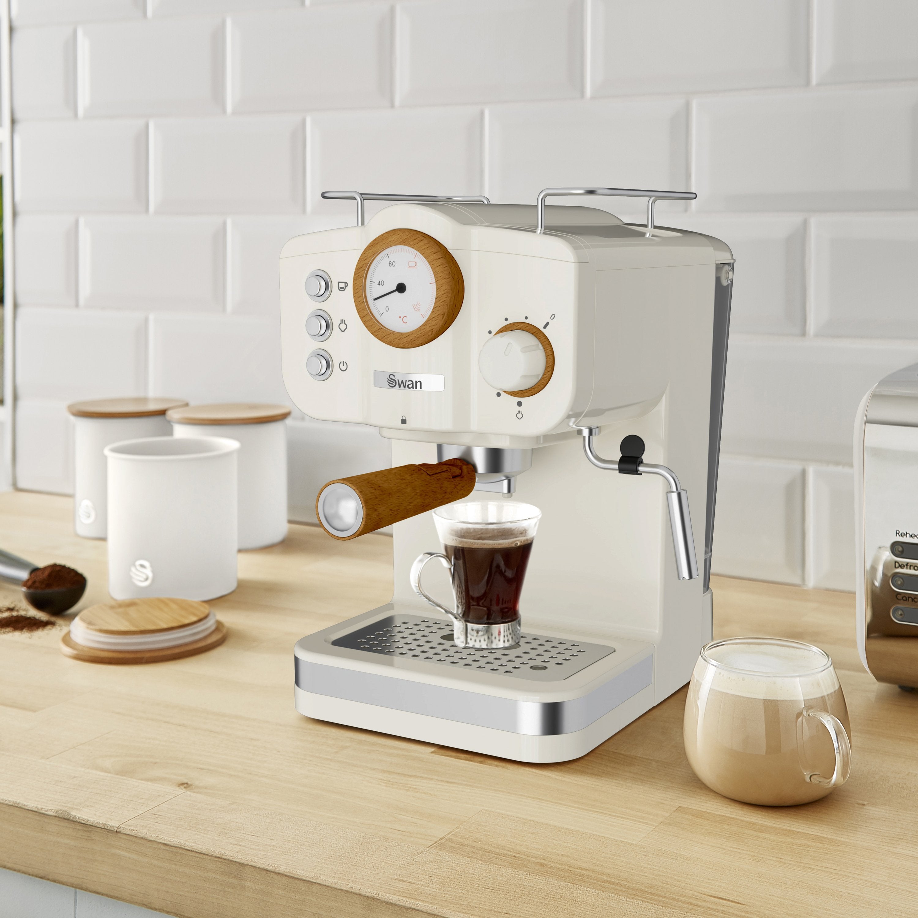 Swan Espresso Machine 20 Bar 1.2L-Espresso Machine-DECOROLALA