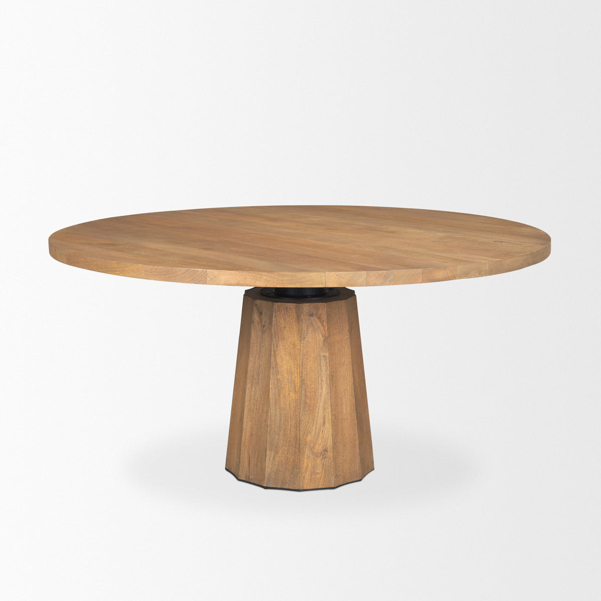 Swanson 60" Round Pedestal Dining Table | Wood | Seats 6-Dining Tables-DECOROLALA