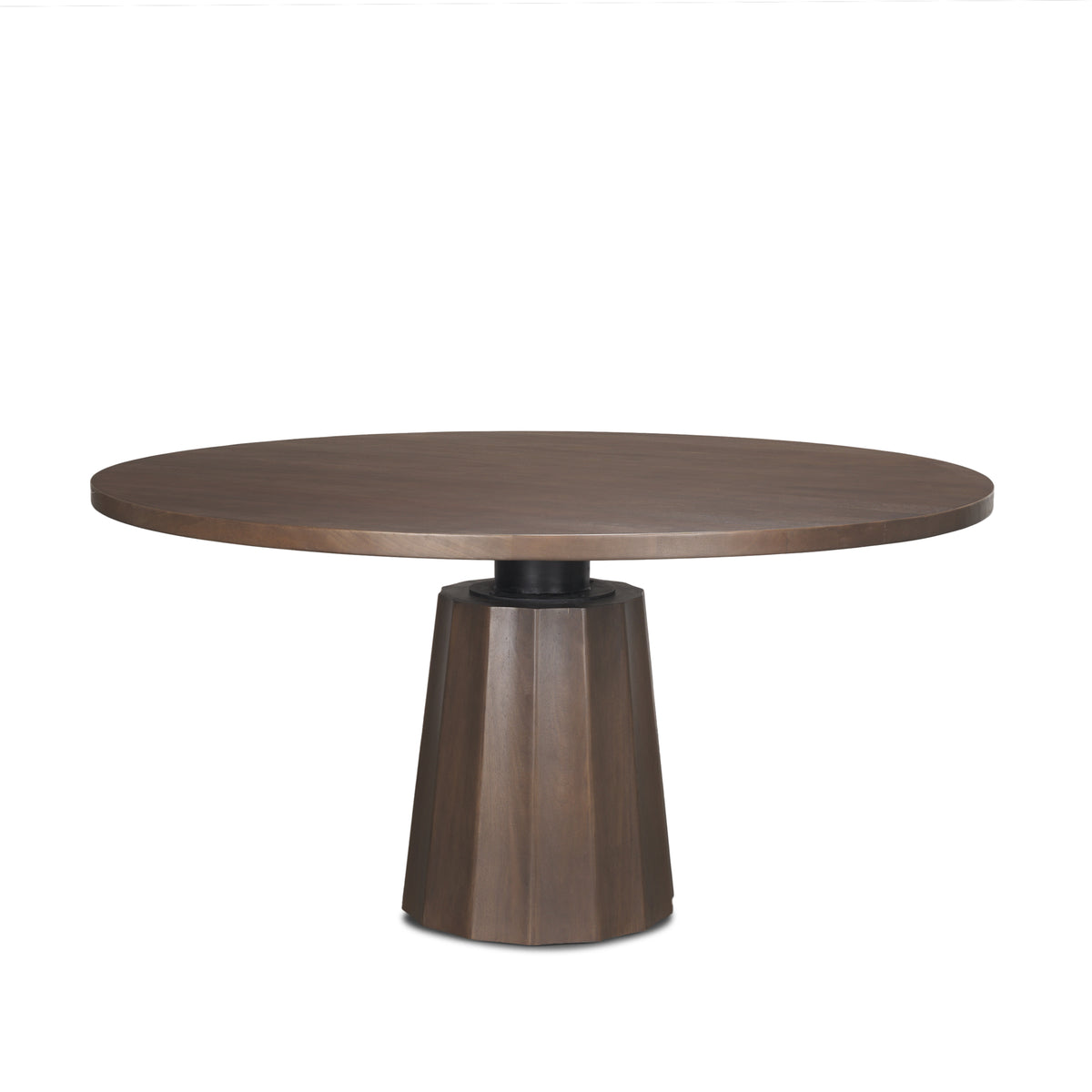 Swanson 60" Round Pedestal Dining Table | Wood | Seats 6-Dining Tables-DECOROLALA