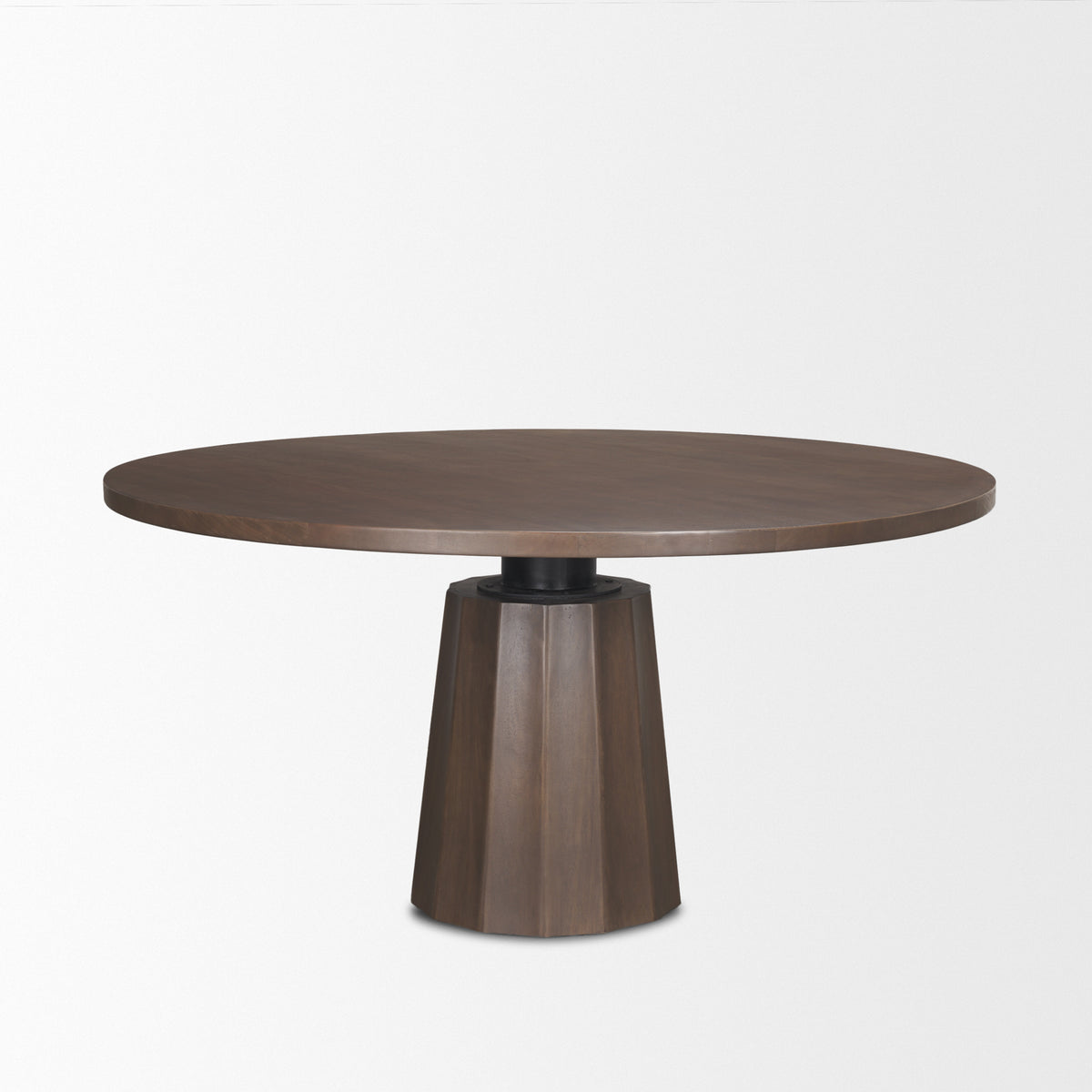Swanson 60" Round Pedestal Dining Table | Wood | Seats 6-Dining Tables-DECOROLALA