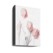 Sweet Pink Flower Wall Art by Delphine Devos-canvas-DECOROLALA