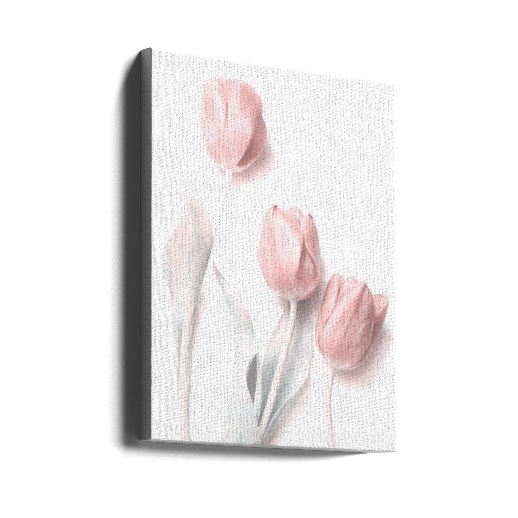 Sweet Pink Flower Wall Art by Delphine Devos-canvas-DECOROLALA