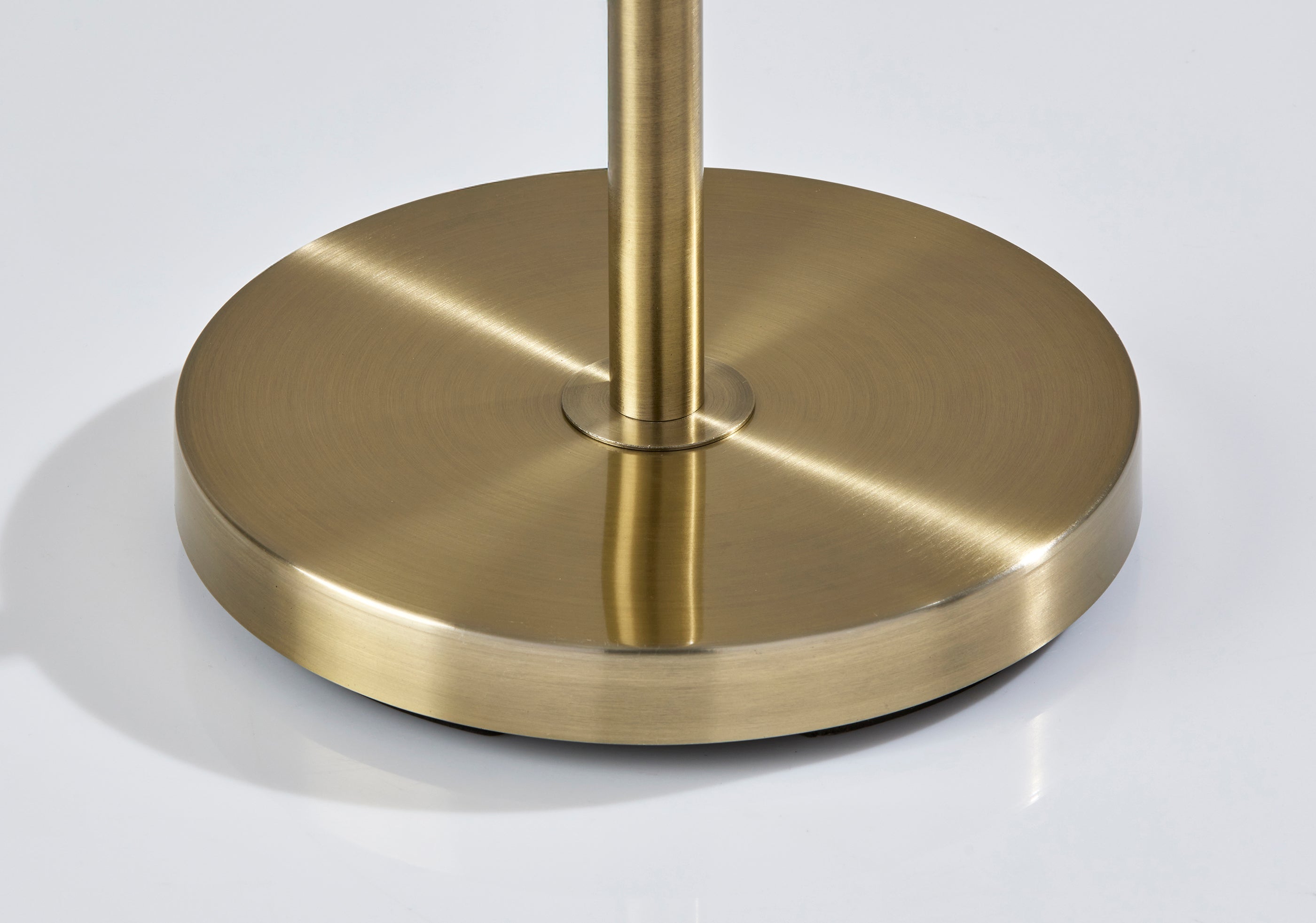 Swirl Desk Lamp - Brass 21.6" Opal Glass-Lighting-DECOROLALA