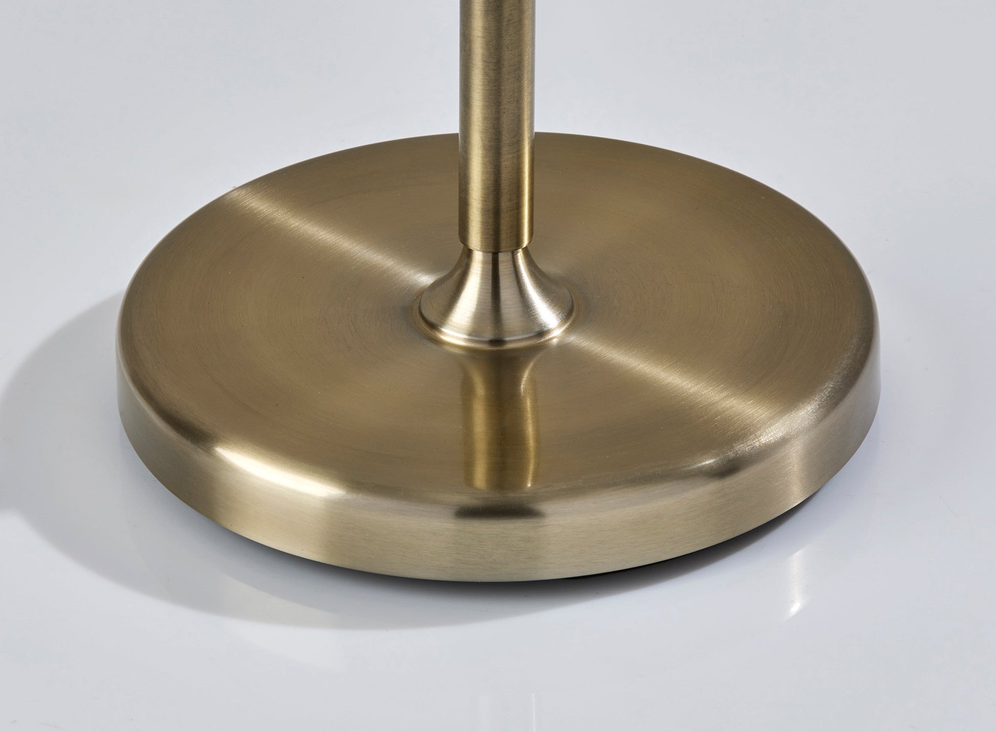 Swirl Floor Lamp - Opal Glass 58.75" Brass-Lighting-DECOROLALA